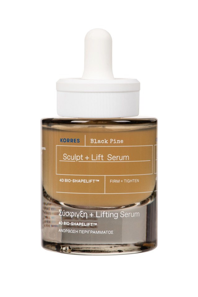 Korres Black Pine 4D Serum Face Serum for Firming and Lifting 30ml