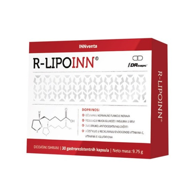 Anelixis Innventa R-Lipoinn με Αντιοξειδωτική Δράση 30 Κάψουλες