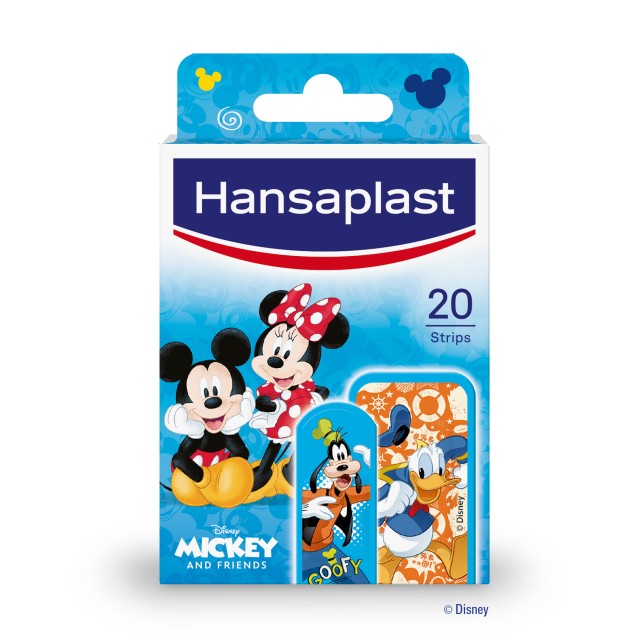 Hansaplast Mickey & Friends Αυτοκόλλητα Επιθέματα Παιδικά 20 Τεμάχια