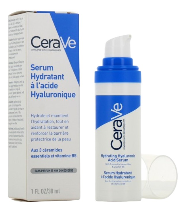 CeraVe Hydrating Hyaluronic Acid Serum Ορός Ενυδάτωσης Προσώπου με Υαλ …