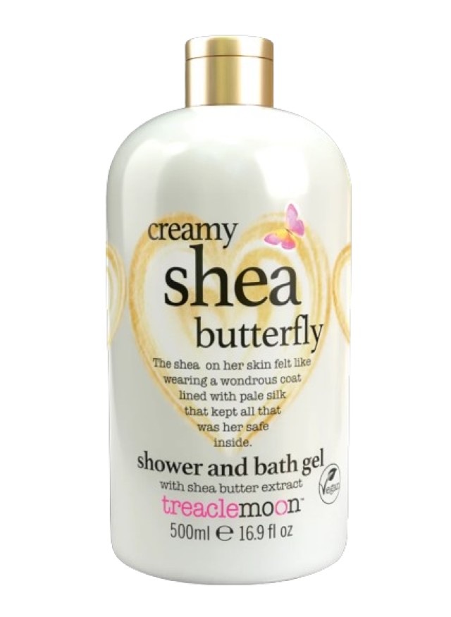 TreacleMoon Creamy Shea Butterfly Shower & Bath Gel Αναζωογονητικό & Ενυδατικό Αφρόλουτρο Σώματος 500ml