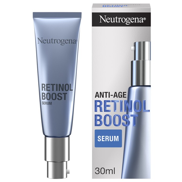 Neutrogena® Anti-Age Retinol Boost Serum Αντιγηραντικός Ορός Προσώπου με Καθαρή Ρετινόλη 30ml