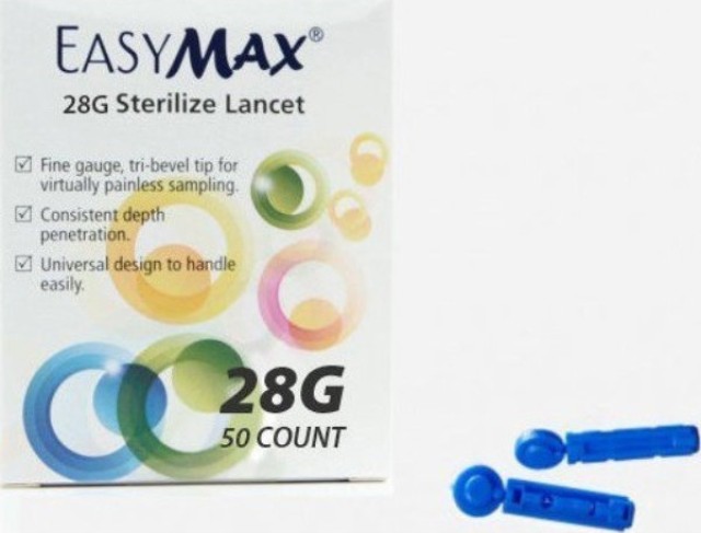 Heremco Easy Max Αποστειρωμένοι Σκαρφιστήρες 28G μίας Χρήσεως 50 Τεμάχ &hellip;