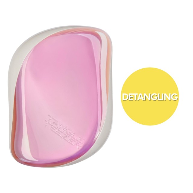Tangle Teezer Compact Styler Holographic Pink Βούρτσα για Ξεμπέρδεμα 1 …