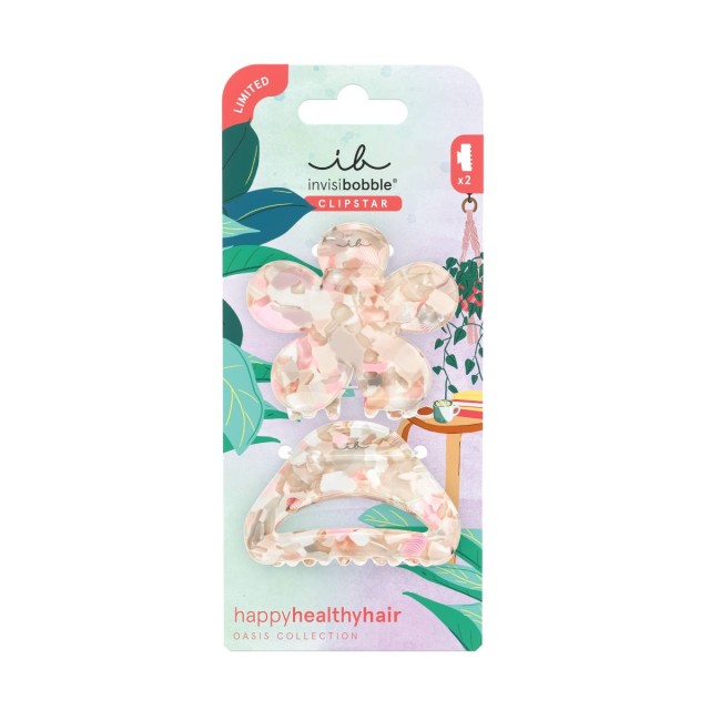 Invisibobble Clipstar M Oasis Refreshed Bloom Κλάμερ Μαλλιών σε Σχήμα &hellip;