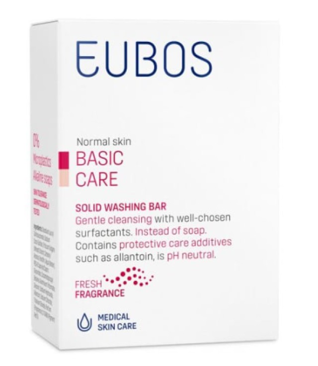 Eubos Basic Care Bar Σαπούνι Καθαρισμού Προσώπου για Κανονικές Επιδερμίδες 125gr