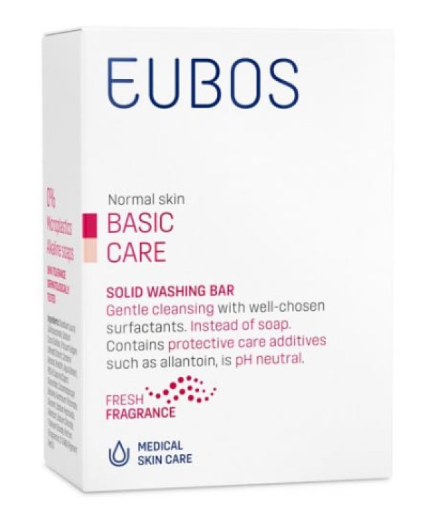Eubos Basic Care Bar Σαπούνι Καθαρισμού Προσώπου & Σώματος για Κανονικ &hellip;
