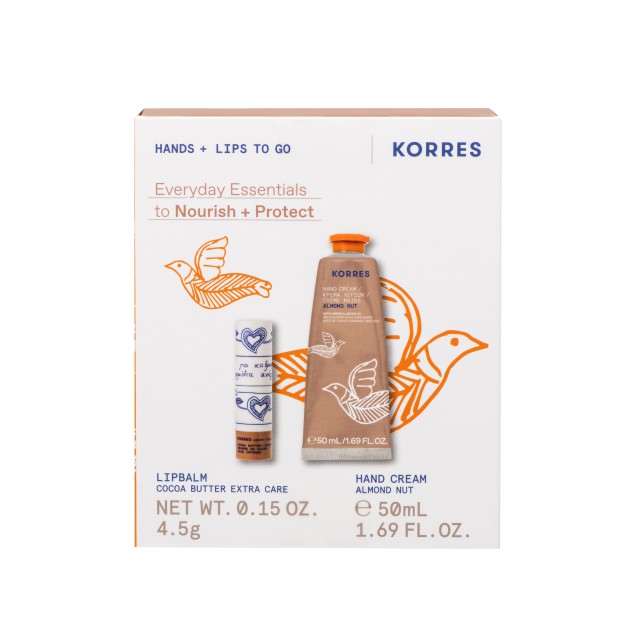 Korres PROMO Almond Nut Hand Cream Ενυδατική Κρέμα Χεριών 50ml & Lip B &hellip;