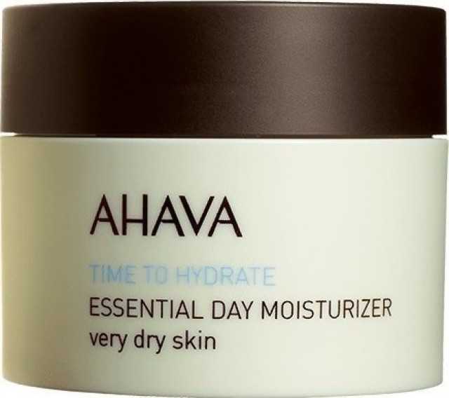 Ahava Time To Hydrate Essential Day Moisturizer Very Dry Skin Ενυδατική Cream Για Ξηρά Δέρματα 50ml