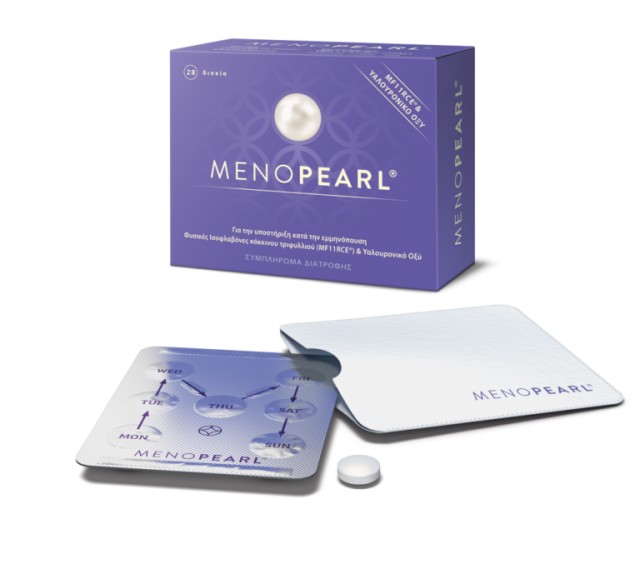 Fertilland MenoPearl Συμπλήρωμα Διατροφής για την Υποστήριξη των Γυναικών Κατά την Εμμηνόπαυση 28 Ταμπλέτες