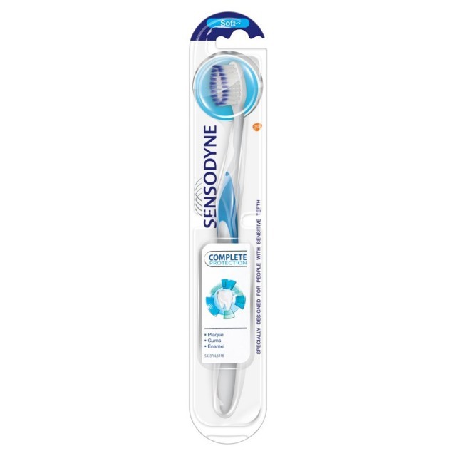 Sensodyne Complete Protection Soft Μαλακή Οδοντόβουρτσα Χρώμα:Σιέλ 1 Τεμάχιο