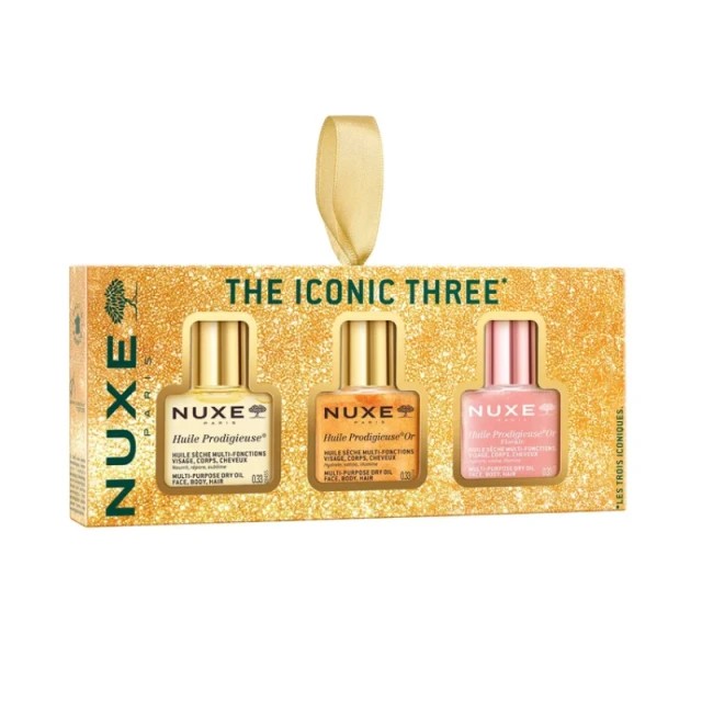 Nuxe Promo Xmas 3 Mini Huile Prodigieuse Huile Prodigieuse για Ενυδάτωση 10ml & Huile Prodigieuse Or 10ml & Huile Prodigieuse Or Florale 10ml 2026