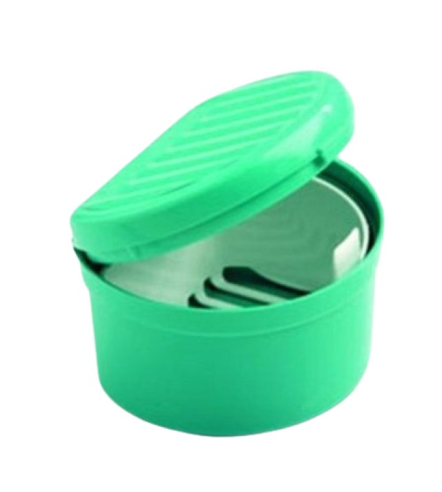 AlfaCare Denture Case Color: Green [AC-633] 1 Piece