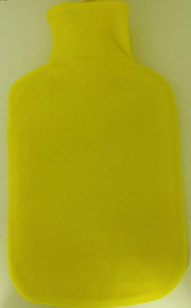 Sanger Θερμοφόρα Νερού Με Fleece Επένδυση Χρώμα:Κίτρινη 2lt