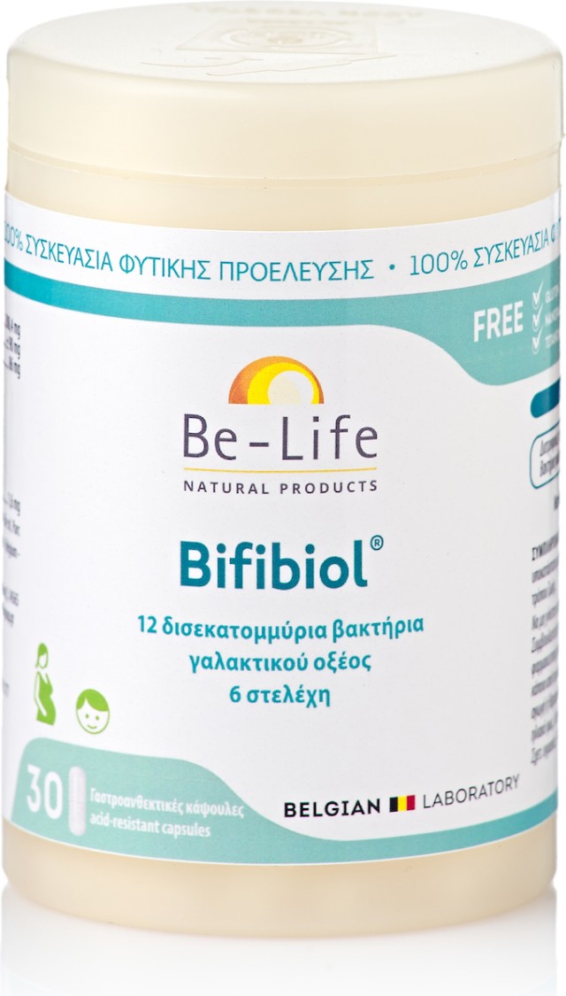 Be Life Bifibiol Συμπλήρωμα Διατροφής Προβιοτικών 30 Γαστροανθεκτικές Κάψουλες