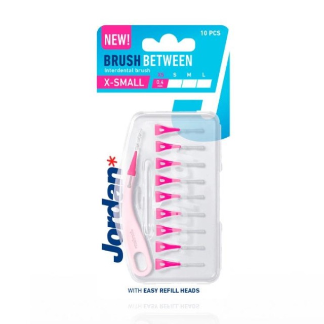 Jordan Brush Between Μεσοδόντια Βουρτσάκια XS 0,4mm 10 Τεμάχια
