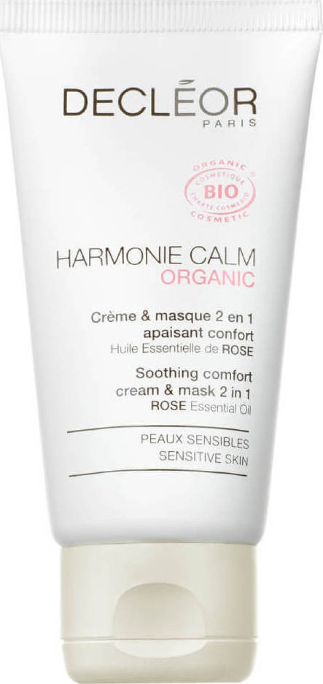 Decleor Organic Harmonie Calm Soothing Comfort 2 in 1 Cream & Mask Κρέ …
