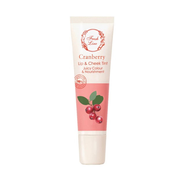 Fresh Line Cranberry Lip & Cheek Velvet Coral Crush Tint Φωτεινό Tint &hellip;