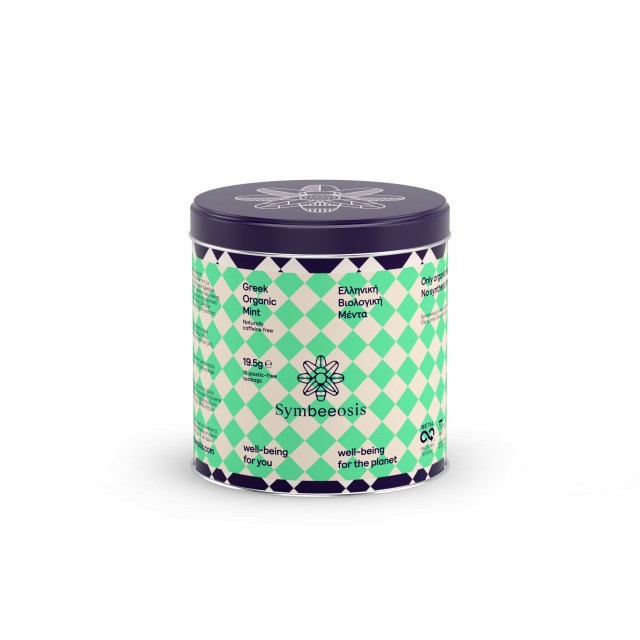 Symbeeosis Greek Organic Mint Βιολογικό Τσάι Μέντα για Βελτίωση της Πέψης 15 Φακελάκια x 1.3gr [19,5gr]