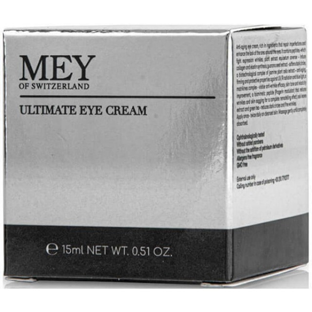 Mey Ultimate Eye Cream Κρέμα Ματιών Κατά Των Ρυτίδων 15ml