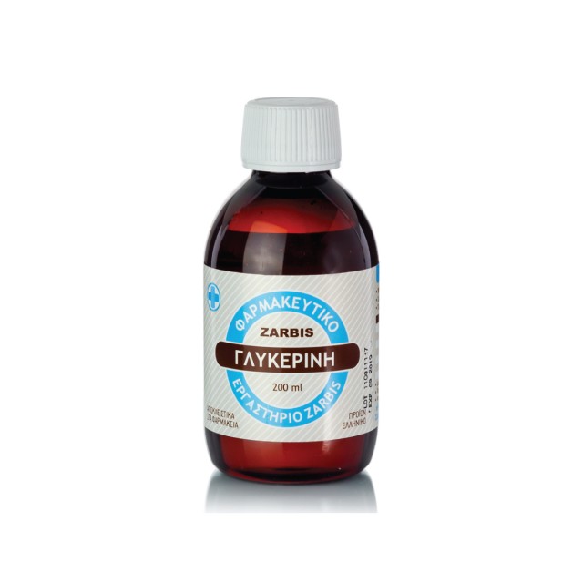 Zarbis Φαρμακευτική Γλυκερίνη ως Πρώτη Ύλη Τροφίμων & Καλλυντικών 200m … Zarbis Φαρμακευτική Γλυκερίνη ως Πρώτη Ύλη Τροφίμων & Καλλυντικών 200m …