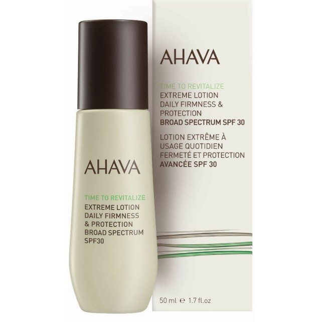 Ahava Time to Revitalize Extreme Lotion Daily Firmness & Protection Broad Spectrum SPF30 50ml