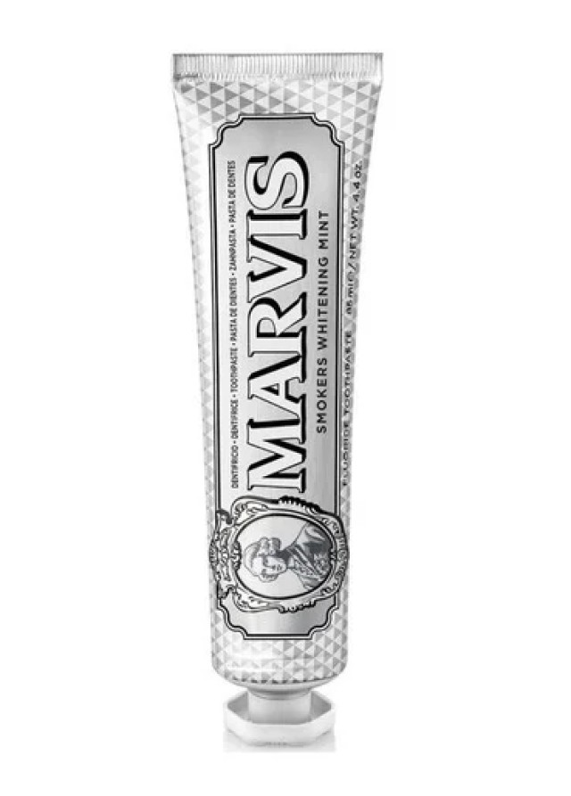 Marvis Smokers Toothpaste Whitening Mint Λευκαντική Οδοντόκρεμα Κατάλληλη για Καπνιστές με Γεύση Μέντα 85ml