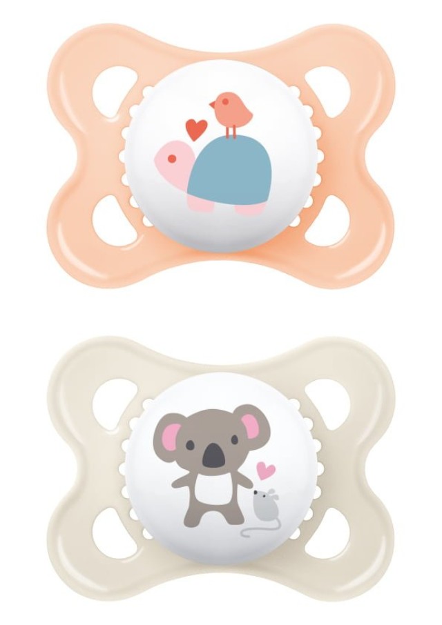 Mam Original Ορθοδοντική Πιπίλα Σιλικόνης για 2-6m & Θήκη Σομόν - Γκρι … Mam Original Ορθοδοντική Πιπίλα Σιλικόνης για 2-6m & Θήκη Σομόν - Γκρι …