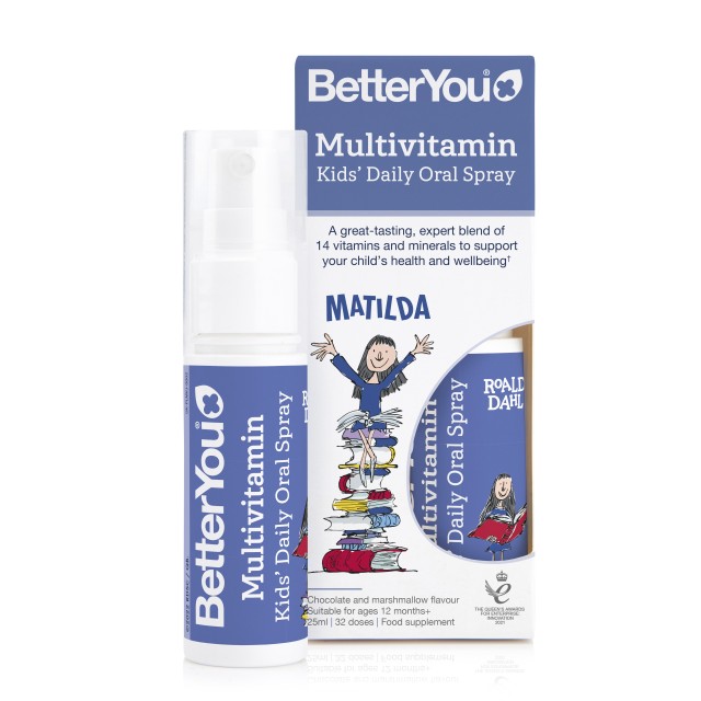 BetterYou Multivitamin Kids Daily Oral Spray Matilda Παιδικό Συμπλήρωμ …