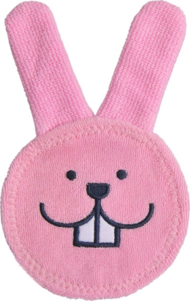 Mam Oral Care Rabbit Λαγουδάκι Καθαρισμού Στοματικής Κοιλότητας 0m+ Χρώμα:Ροζ 1 Τεμάχιο