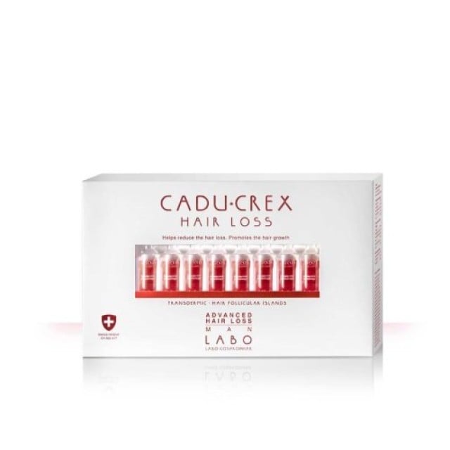 Labo Caducrex Advanced Man 20 αμπούλες (Αγωγή Για Άνδρες Με Έντονη Τριχόπτωση)