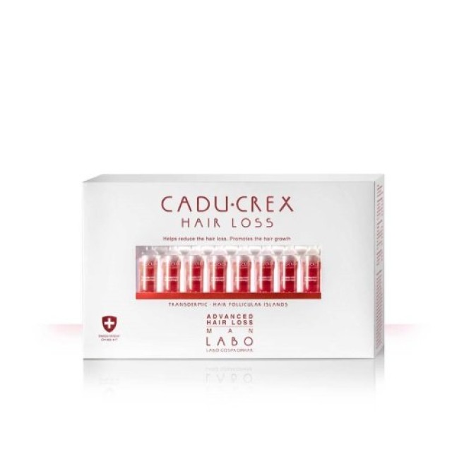 Labo Caducrex Advanced Man 20 αμπούλες (Αγωγή Για Άνδρες Με Έντονη Τρι …