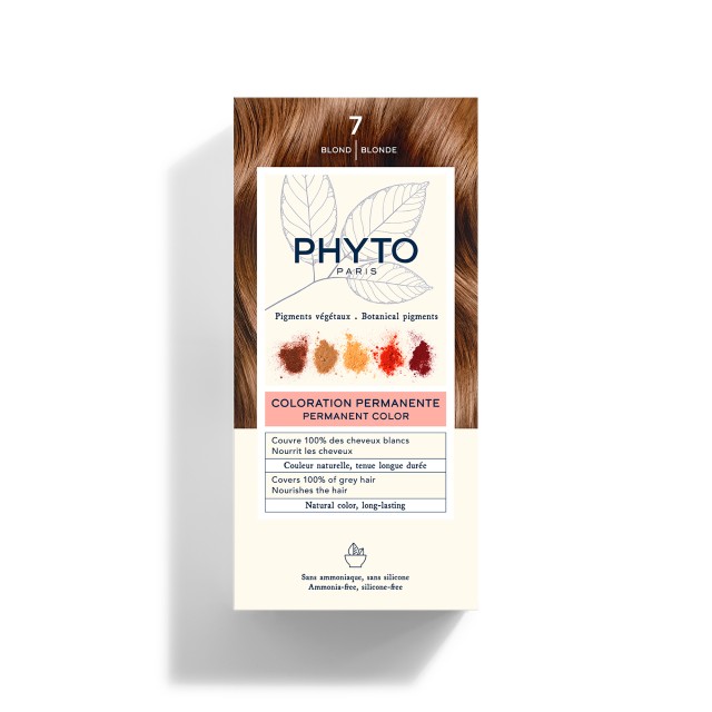 Phyto PhytoColor Μόνιμη Βαφή Μαλλιών No7 Ξανθό