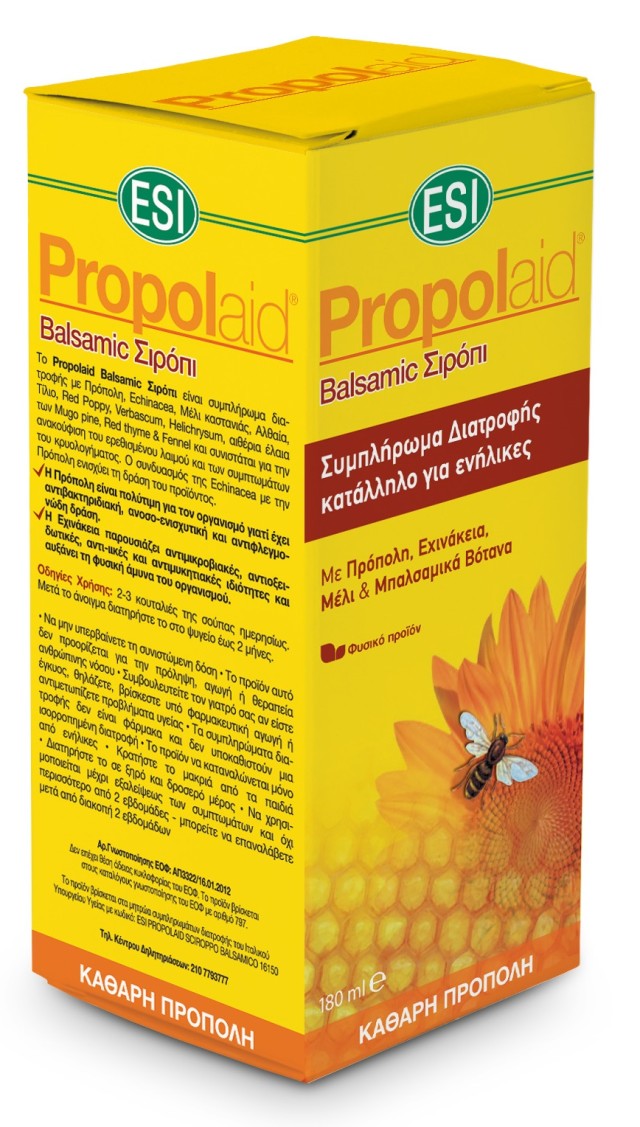 ESI Propolaid Balsamic Syrup 180ml