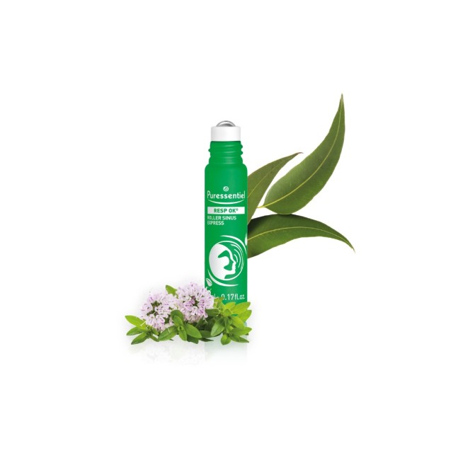 Puressentiel Resp OK Roller Sinus Express Φυσική Ανακούφιση από την Ιγ …