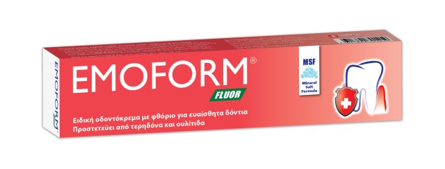 Emoform Fluor Toothpaste with Fluoride for Sensitive Teeth 50ml
