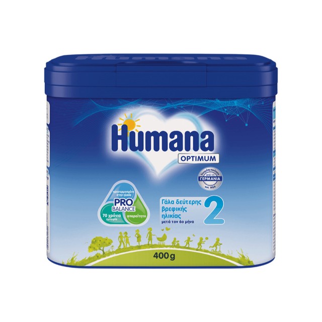 Humana Optimum 2 My Pack Γάλα 2ης Βρεφικής Ηλικίας Μετά τον 6ο Μήνα 40 …