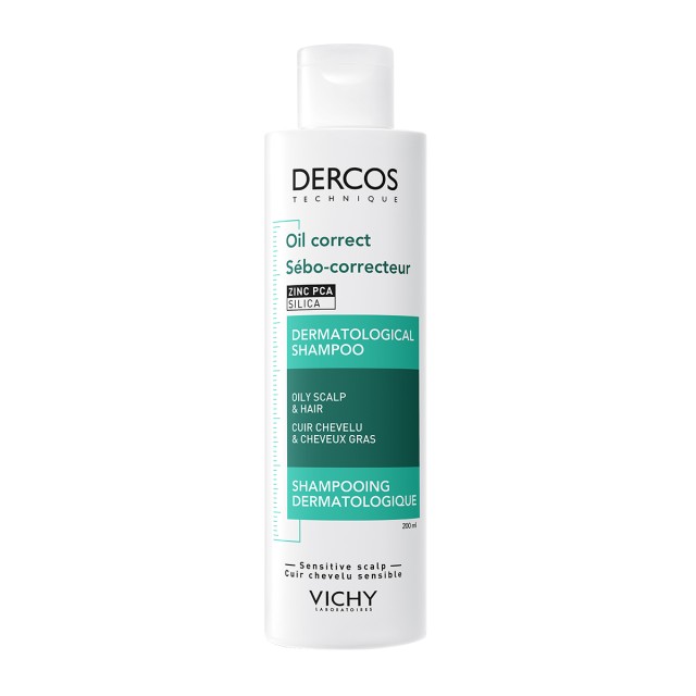 Vichy Dercos Oil Correct Shampoo Zinc - PCA Silica Σαμπουάν για … Vichy Dercos Oil Correct Shampoo Zinc - PCA Silica Σαμπουάν για …