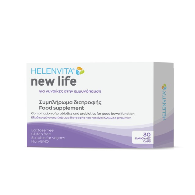 Helenvita New Life Συμπλήρωμα Διατροφής για την Εμμηνόπαυση 30 Κάψουλες