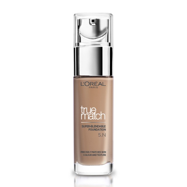 LOreal Paris New True Match­ FDT Μέικ-Απ Βάση Προσώπου 30ml - 5N Sand