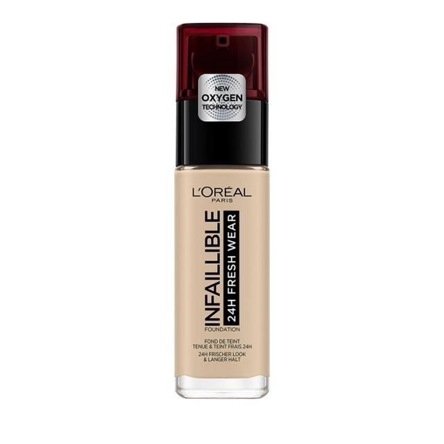 LOreal Paris Infaillible 24h Υγρό Make Up Για Πλήρη Κάλυψη 130 Beige P …