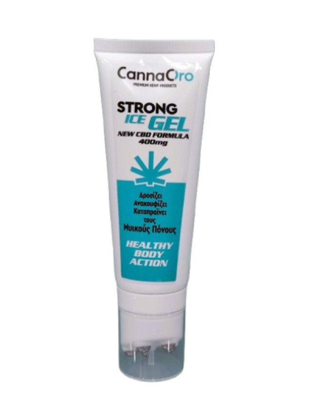 CannaOro Strong Ice Gel Ανακουφιστικό Τζελ με 400mg CBD 100ml