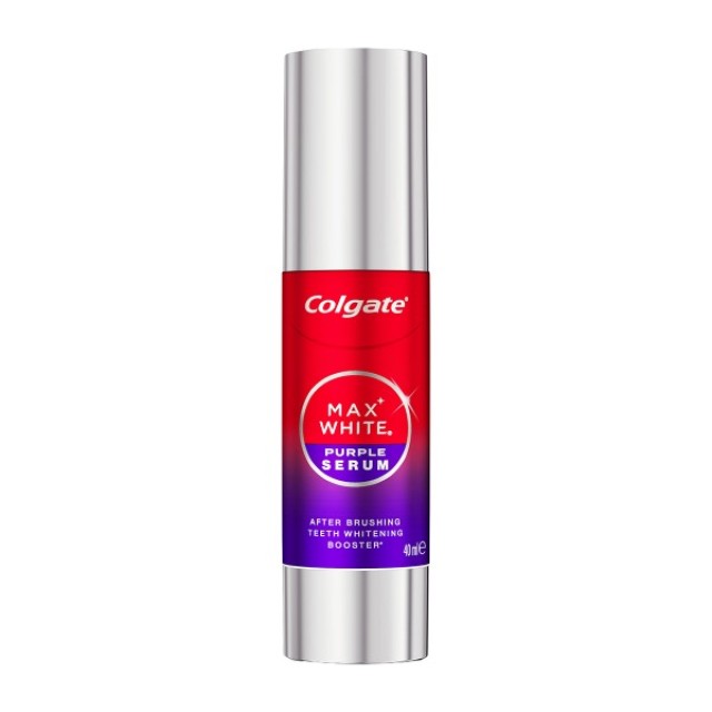 Colgate Max White Purple Serum Booster Λεύκανσης Δοντιών, 40ml Colgate Max White Purple Serum Booster Λεύκανσης Δοντιών, 40ml