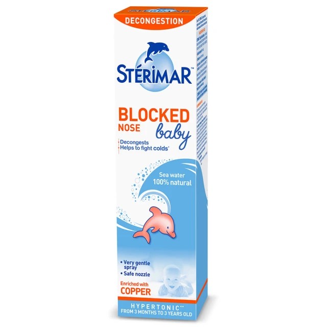 Sterimar Blocked Nose Baby Hipertonic Υπέρτονο Διάλυμα Θαλασσινού … Sterimar Blocked Nose Baby Hipertonic Υπέρτονο Διάλυμα Θαλασσινού …