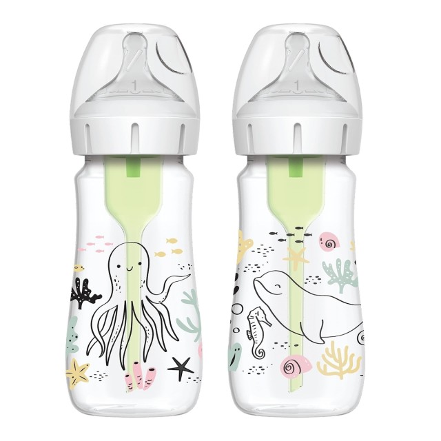Dr. Browns PROMO Options Anti Colic Bottle Wide Neck Πλαστικό Μπιμπερό &hellip;