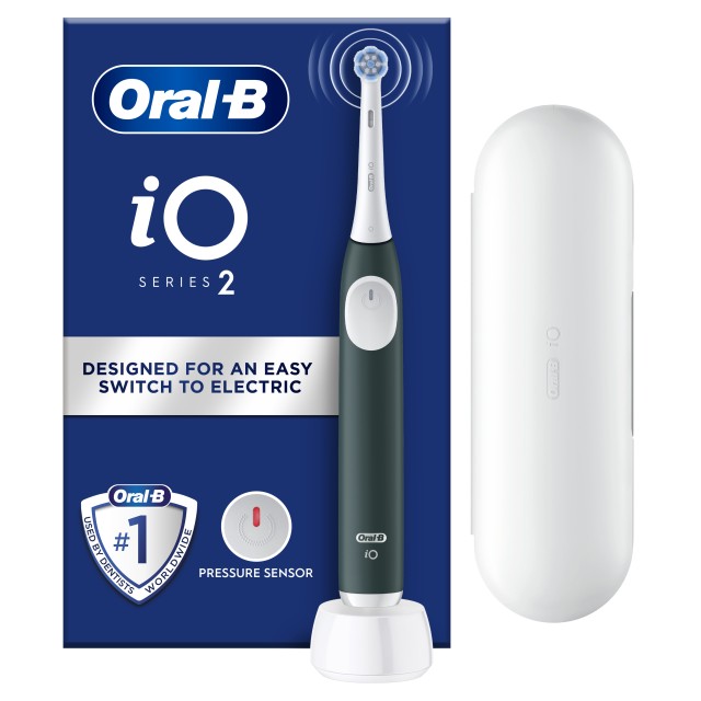 Oral B iO Series 2 Ηλεκτρική Οδοντόβουρτσα Green 1 Τεμάχιο