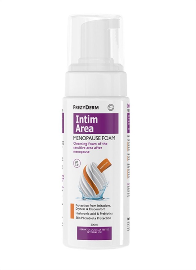 Frezyderm Intim Area Menopause Foam pH7.0 Αφρός Καθαρισμού Ευαίσθητης …