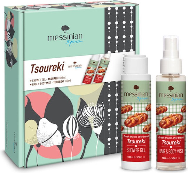 Messinian Spa Tsoureki Shower Gel Tsoureki 100ml & Hair & Body Mist 10 &hellip;
