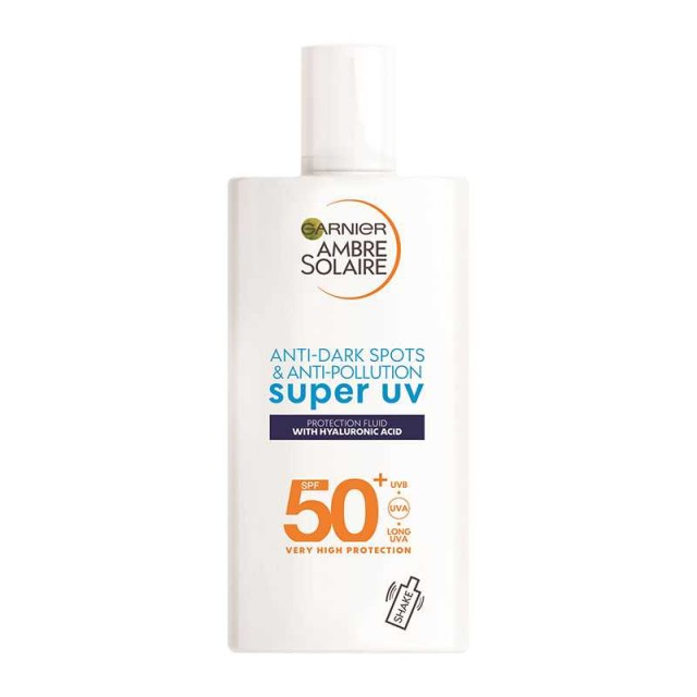 Garnier Ambre Solaire Super UV SPF50+ Anti Dark Spots & Anti Pollution … Garnier Ambre Solaire Super UV SPF50+ Anti Dark Spots & Anti Pollution …