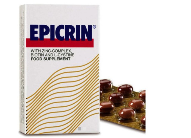 Epicrin Συμπλήρωμα Διατροφής για Προστασία & Αναζωογόνηση των Μαλλιών 30 Κάψουλες